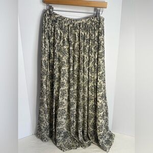 Uniqlo x Claire Waight Keller pleated chiffon midi skirt
